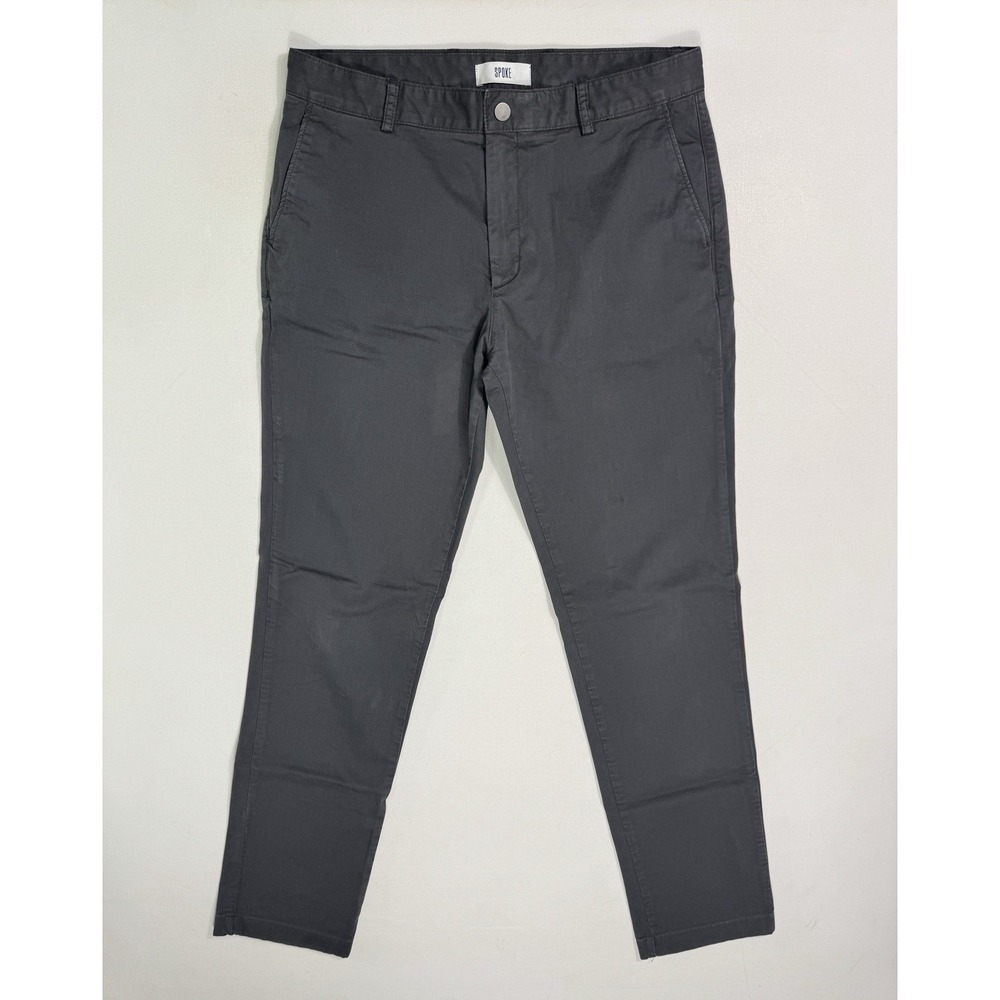 Spoke Chinos Build B 33x32 Lightweight Tapered Leg Mens Pants Modern City